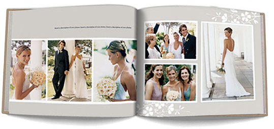 Free A4 26 page photobook with all weddings booked during 2013