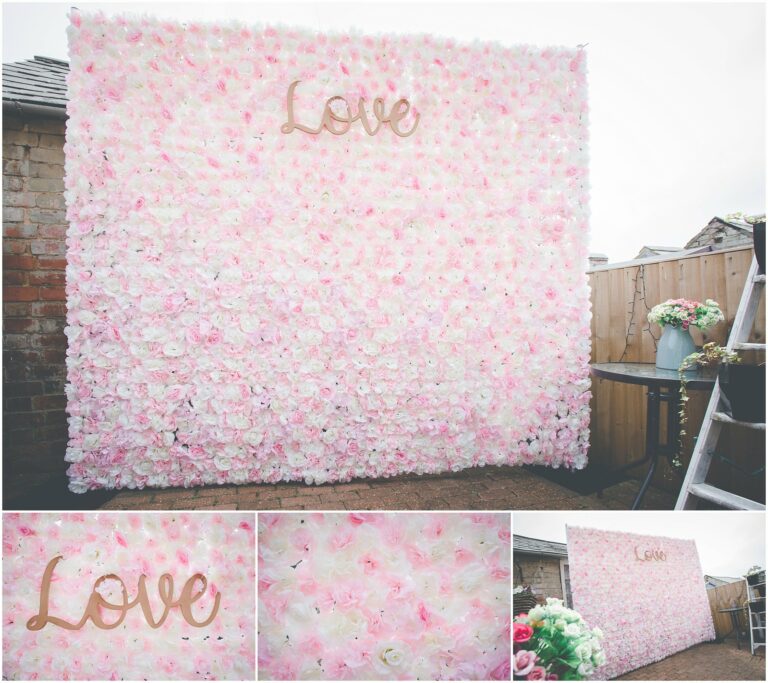 Our NEW Flower wall ready for hire