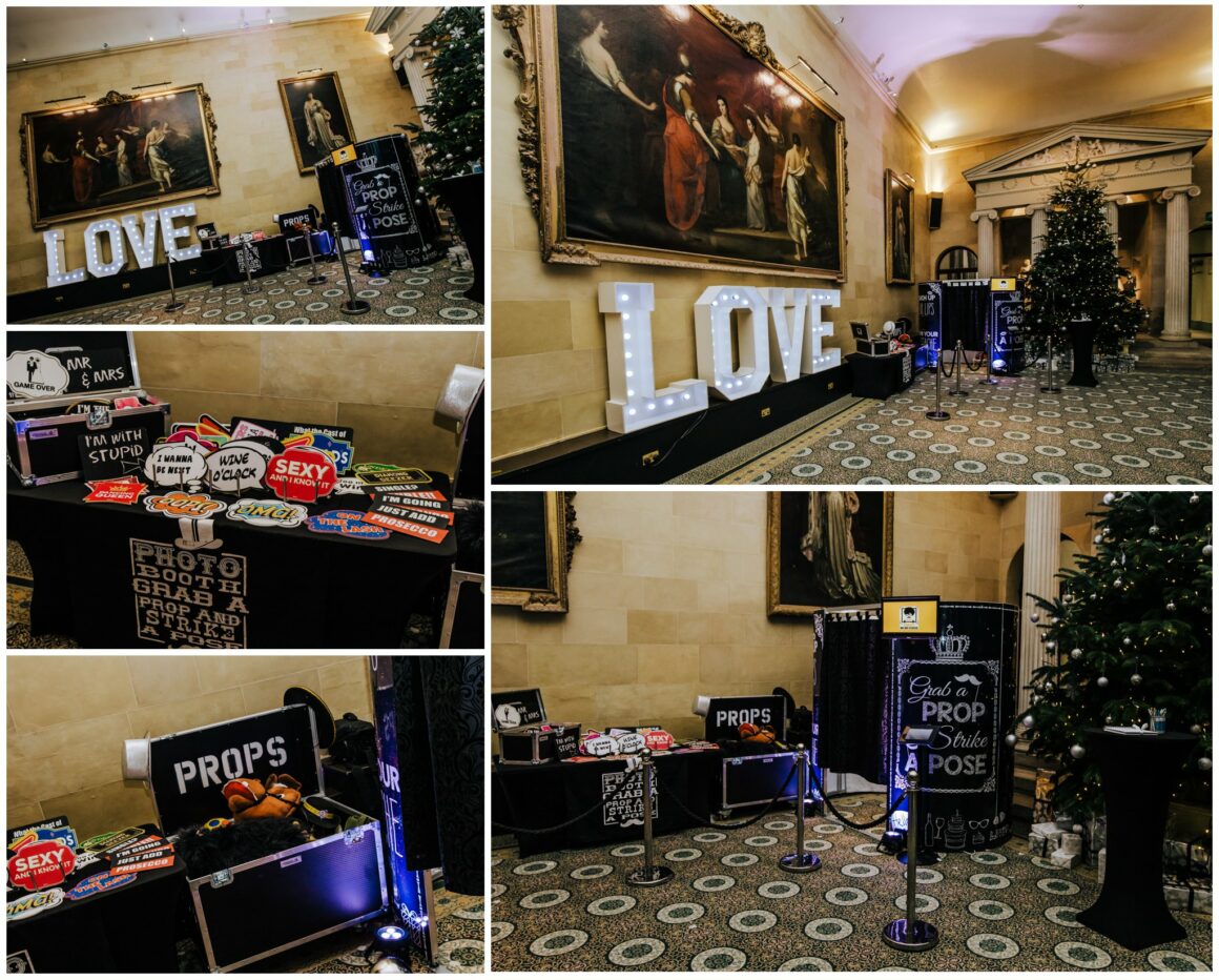 Woburn sculpture gallery Photobooth hire