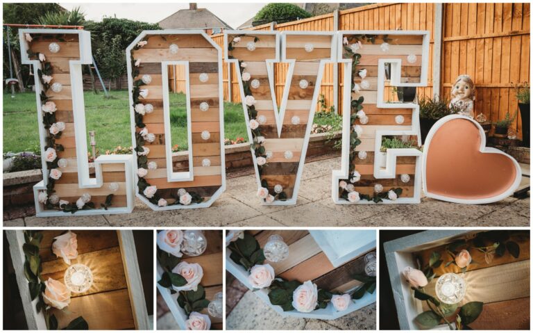 Our “NEW” Rustic Rose Love Letters and Copper Heart